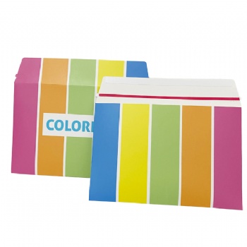 Custom Self Seal Stay Flat 6x8 4x6 Inch Rigid Mailer Envelope Cardboard With Easy Open Strip