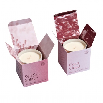 Elegant Scend Candle Box Gteift Perfume Box With Double-Side Color Printing