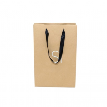 China Factory Customized Boutique Gift Kraft Paper Shopping Bag For Clothing Packaging