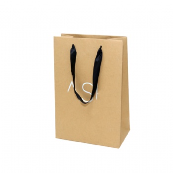 China Factory Customized Boutique Gift Kraft Paper Shopping Bag For Clothing Packaging