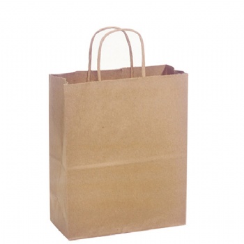 High Quality 120gsm 150gsm Custom Printed Brown Kraft Paper Bags For Restaurant Food Take Out