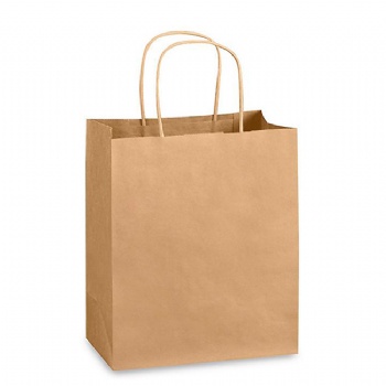 High Quality 120gsm 150gsm Custom Printed Brown Kraft Paper Bags For Restaurant Food Take Out