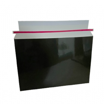 Hot Sale Self Seal Custom Black Cardboard Envelopes Packaging Black Rigid Mailer For Shipping