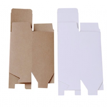 China Manufacturer Cheap Flat Pack Custom White Brown Kraft Gift Box Packaging For Candles