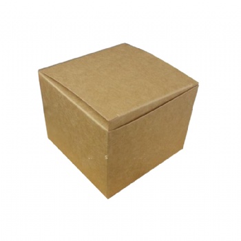 China Manufacturer Cheap Flat Pack Custom White Brown Kraft Gift Box Packaging For Candles