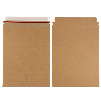 Self Adhesive 7x9 Inch Custom Printing Rigid Document Kraft Mailer Mailing Envelope For Photos