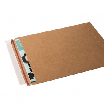 Self Adhesive 7x9 Inch Custom Printing Rigid Document Kraft Mailer Mailing Envelope For Photos