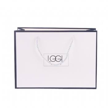 Luxe Boutique Use Custom Shopping Paper Bags With Your Own Logo