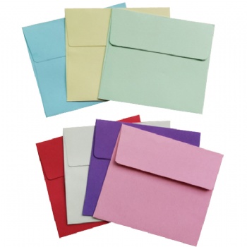 Wholesale Customized Colored A7 Small Craft Paper Envelopes With Gum Glued