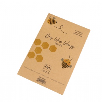 Food Grade Eco-friendly Custom Kraft Paper Packaging Envelopes Beeswax Wraps